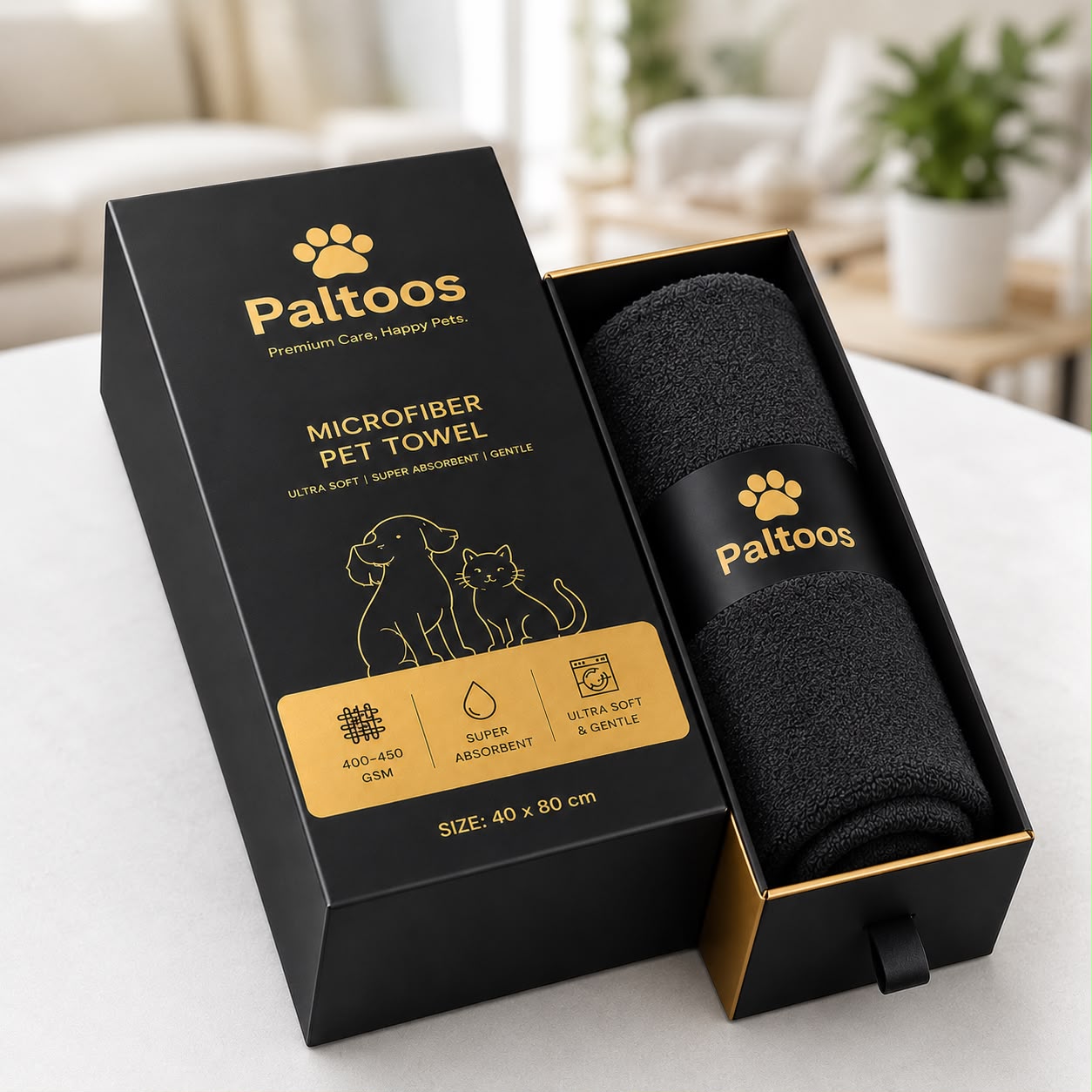 Paltoos Microfiber Pet Towel